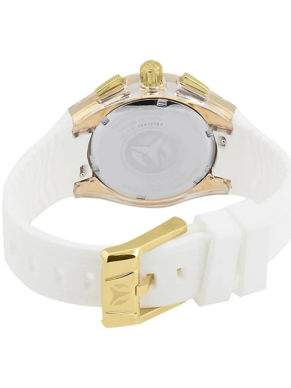 NWT Technomarine Cruise Original Gold Dial Chronograph Ladies Watch 115311